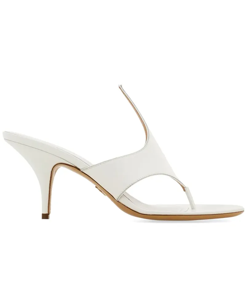 Ferragamo Fiamma Mules - Weiß Weiß