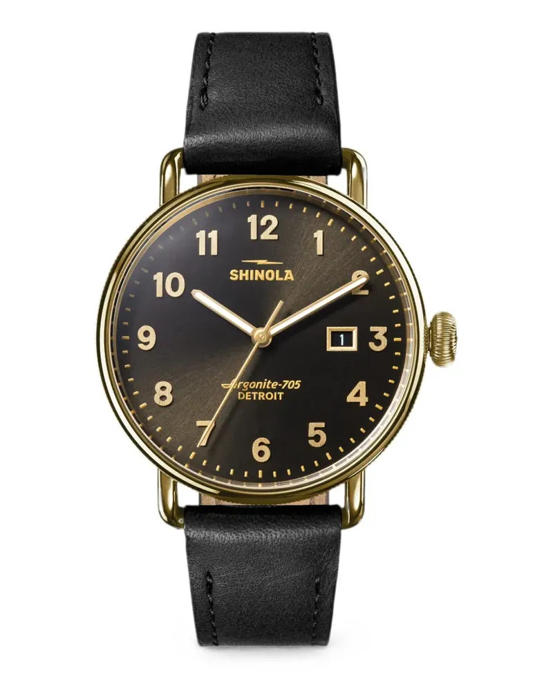 SHINOLA Canfield Uhr 38mm - Schwarz Schwarz