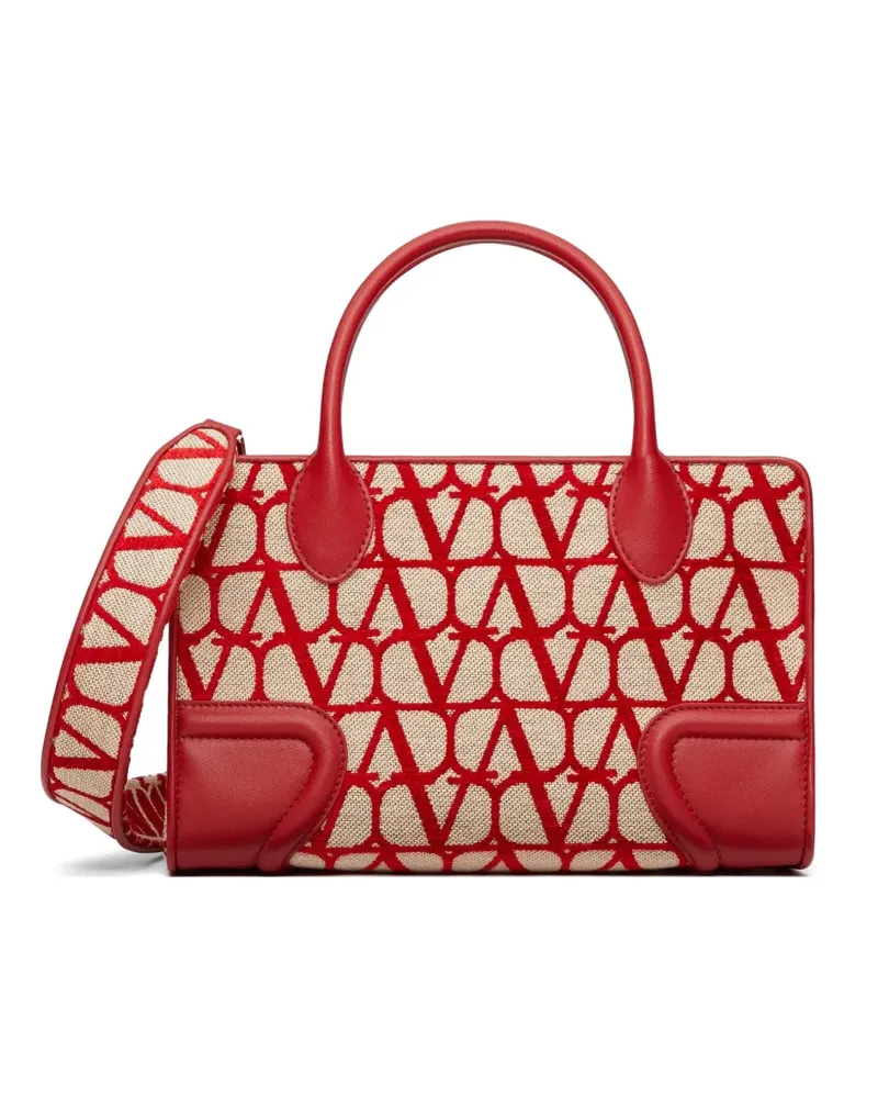 Valentino Garavani Kleine Le Quatrieme Toile Iconographe Shopping Bag - Rot Rot