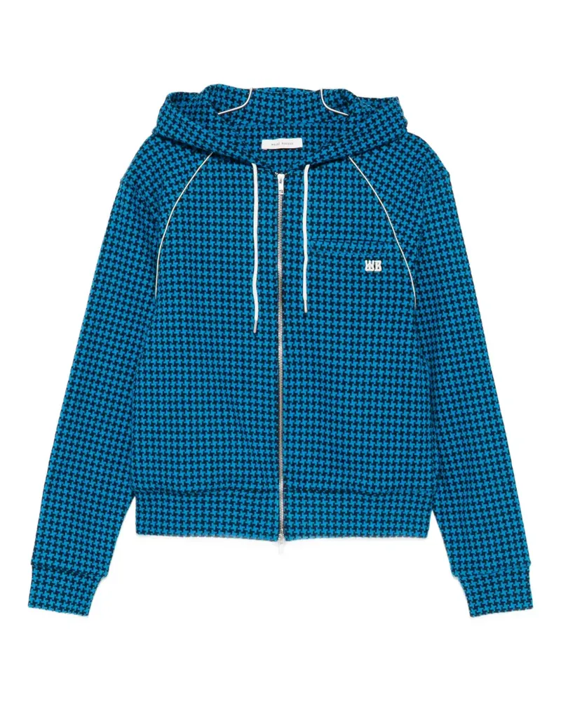 Wales Bonner Gemusterte London Kapuzenjacke - Blau Blau