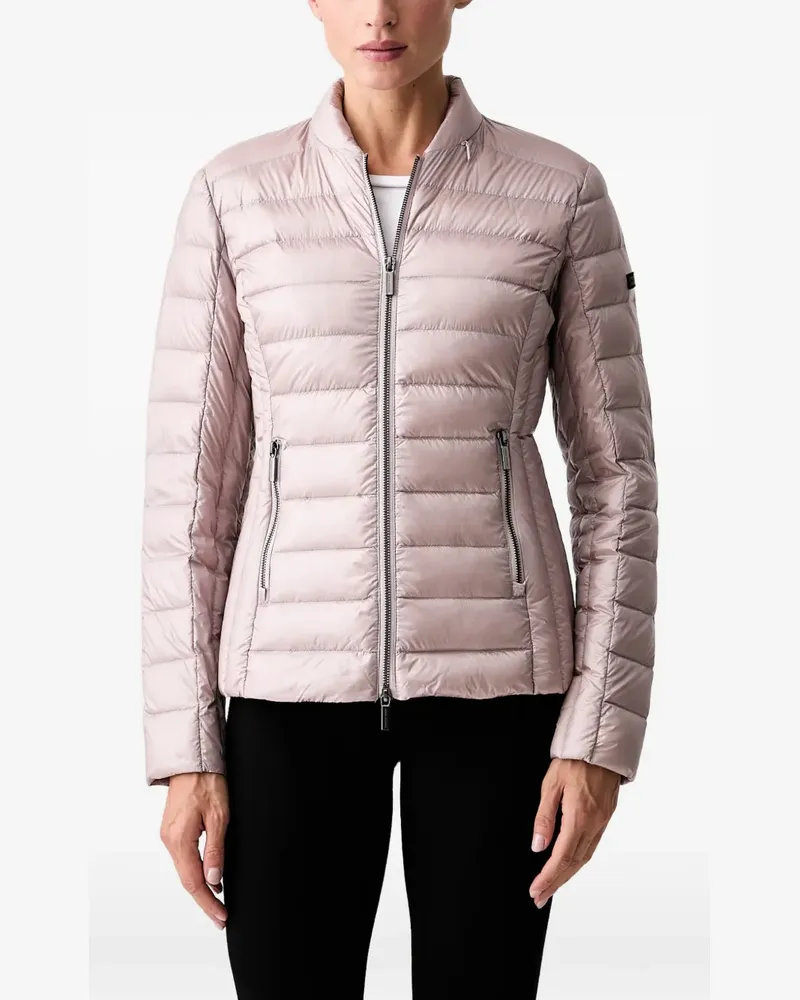 Armani Exchange quilted hooded jacket - Rosa Rosa