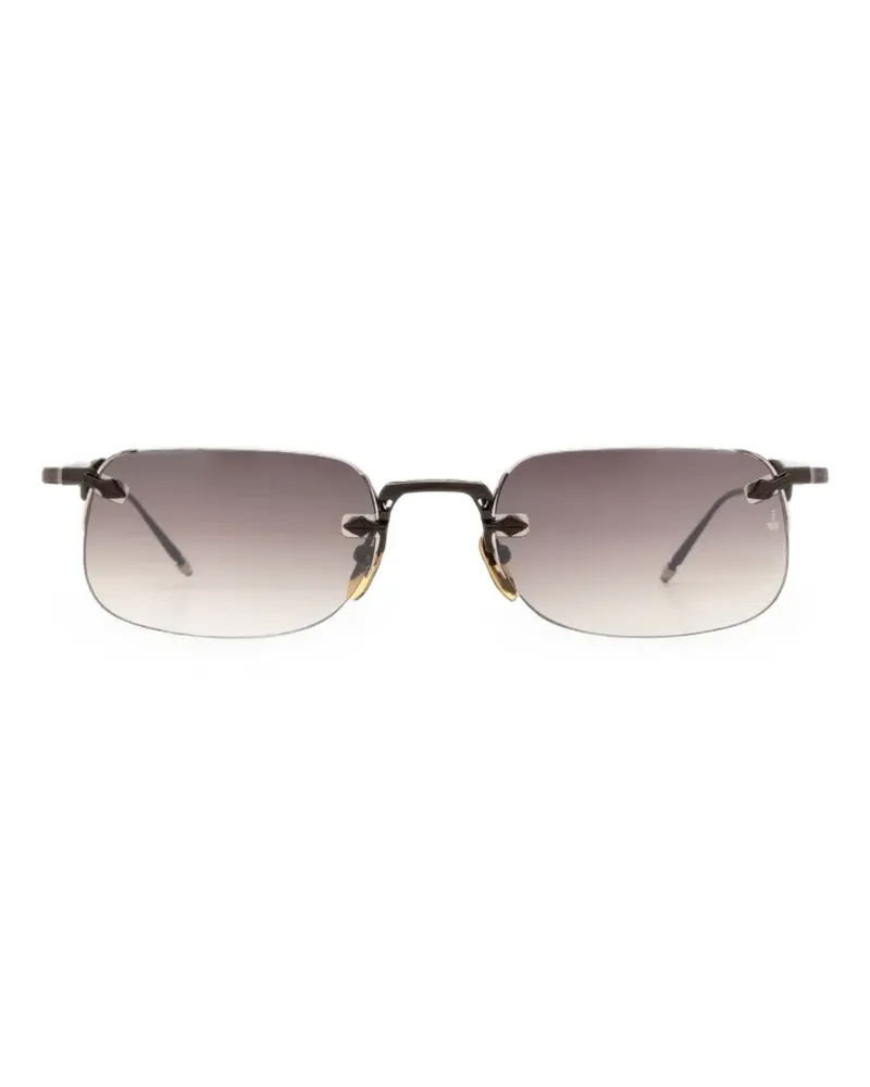 Jacques Marie Mage Fonda rectangle-frame sunglasses - Schwarz Schwarz