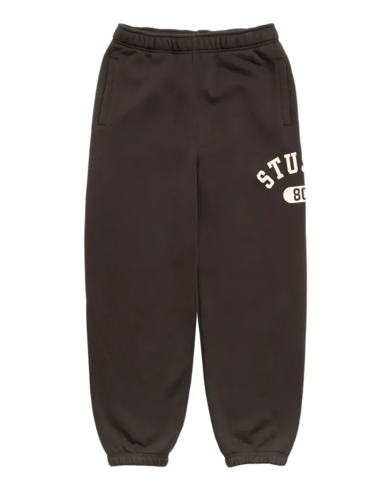 Stüssy Jogginghose mit Logo-Print - Braun Braun