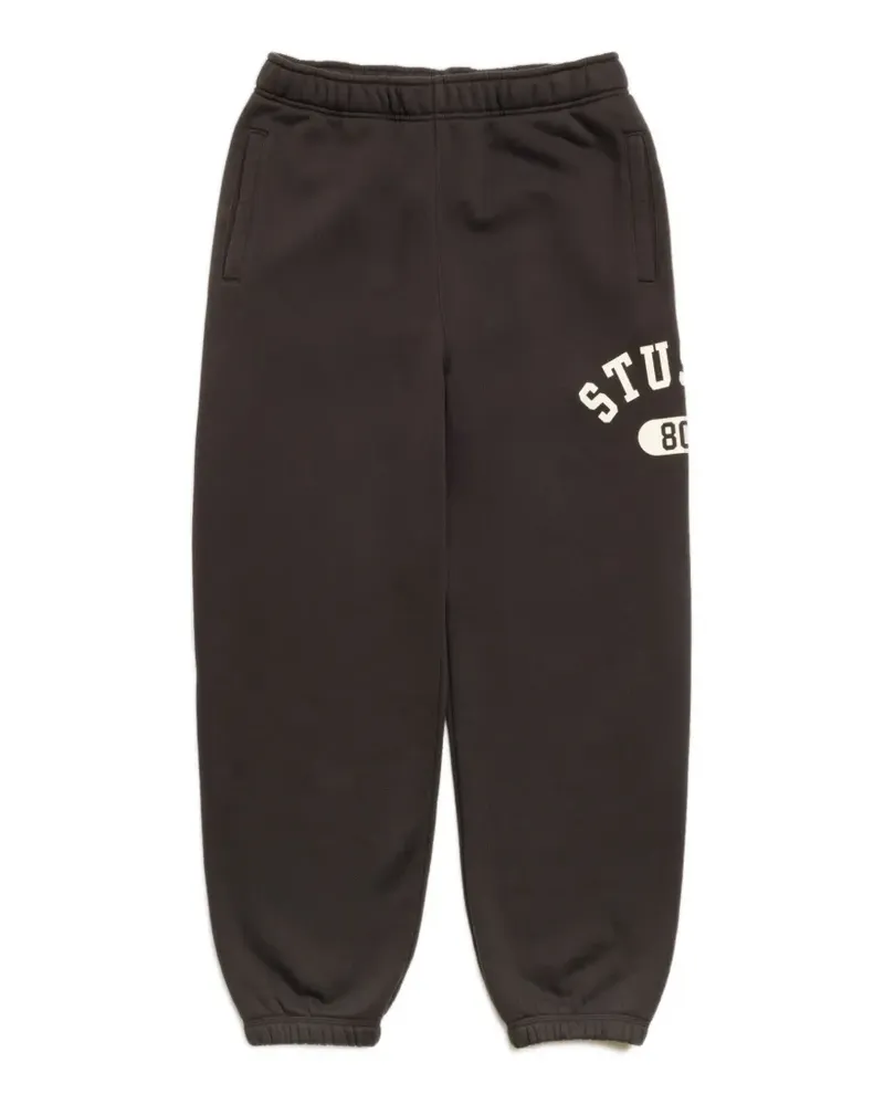 Stüssy logo-print track pants - Braun Braun