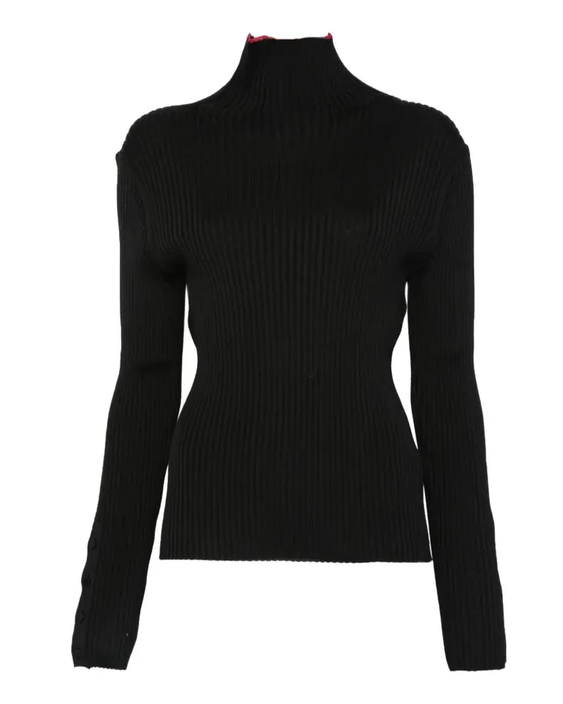 Paul Smith Gerippter Pullover - Schwarz Schwarz