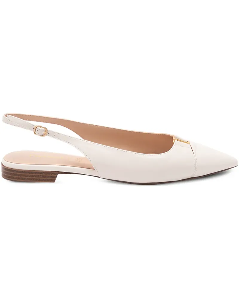 Twin-Set Spitze Slingback-Pumps - Nude Nude