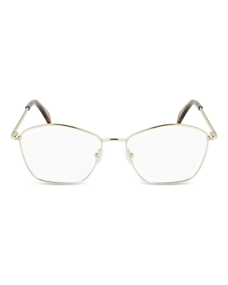 Lanvin Brille mit eckigem Gestell - Nude Nude