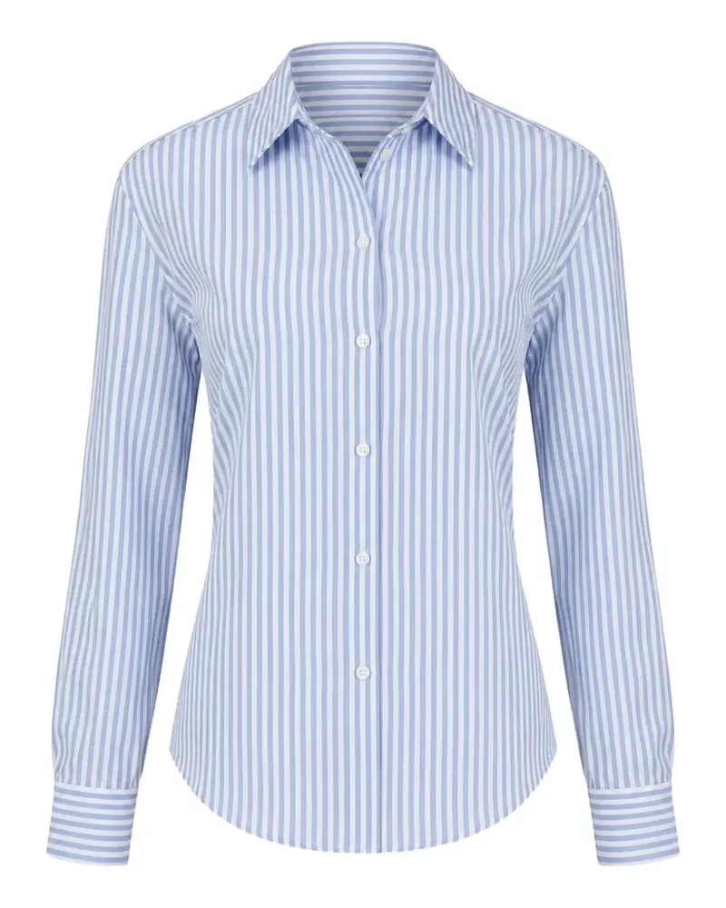 MC2 Saint Barth Gestreiftes Hemd - Blau Blau