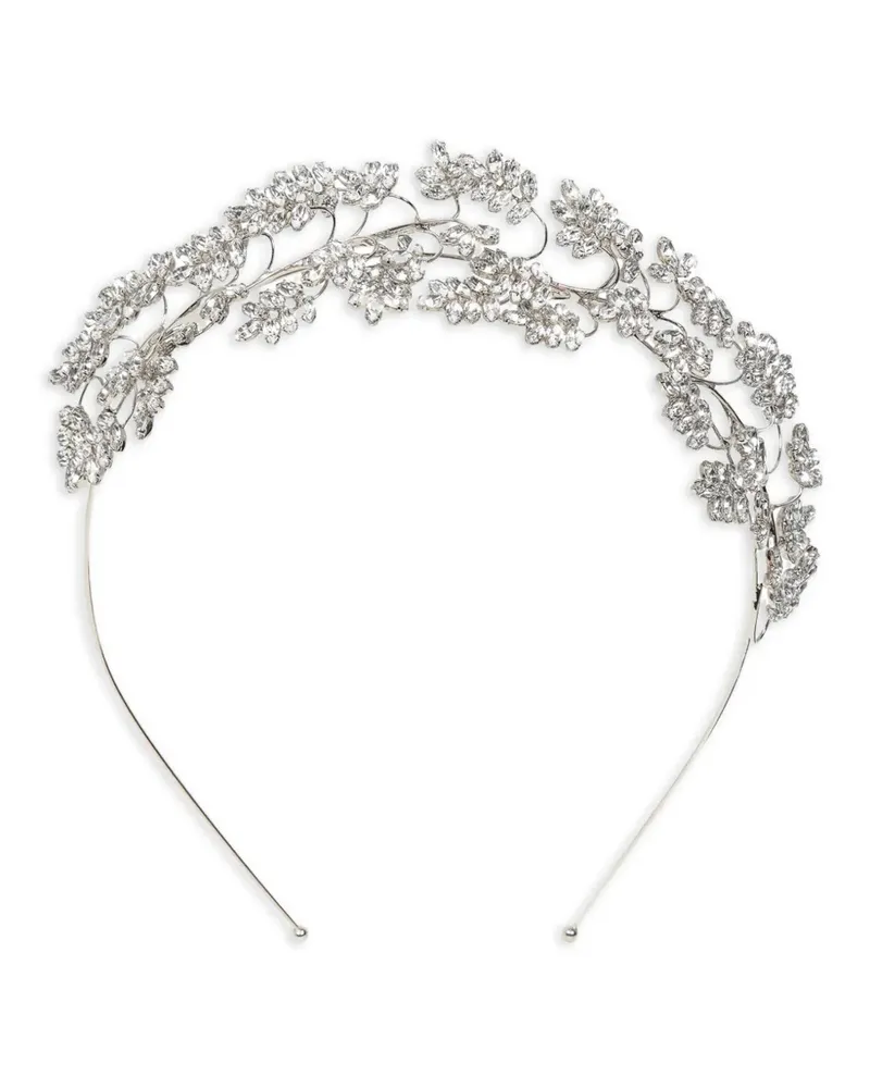 Jennifer Behr Raquel Tiara aus Kristall - Silber Silber