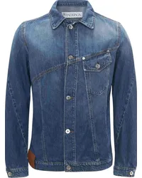 J.W.Anderson Twisted Jeansjacke Blau