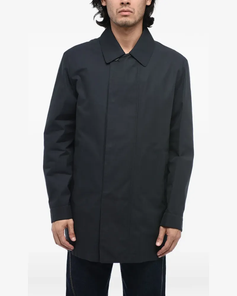 Corneliani hidden-button overshirt - Schwarz Schwarz