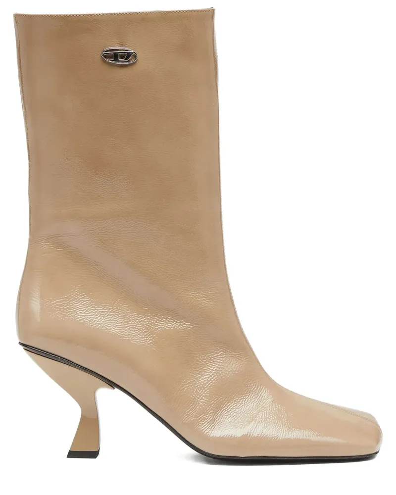 Diesel D-Amber Tube Stiefel 75mm - Nude Nude