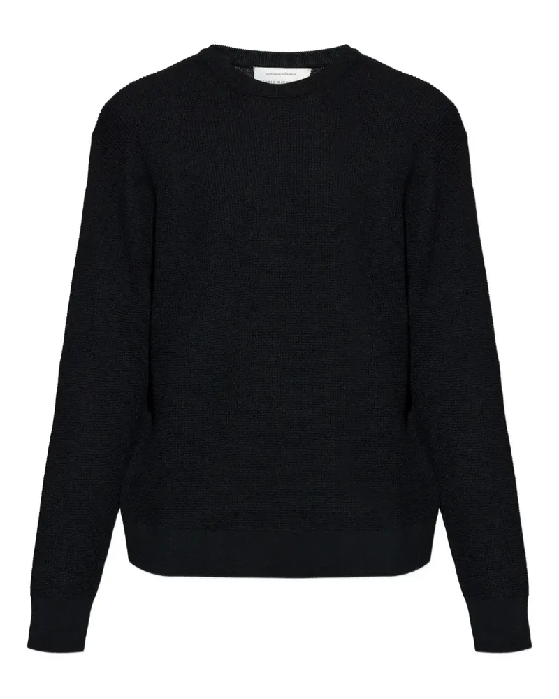 Studio Nicholson Pullover mit Rundhalsausschnitt - Schwarz Schwarz