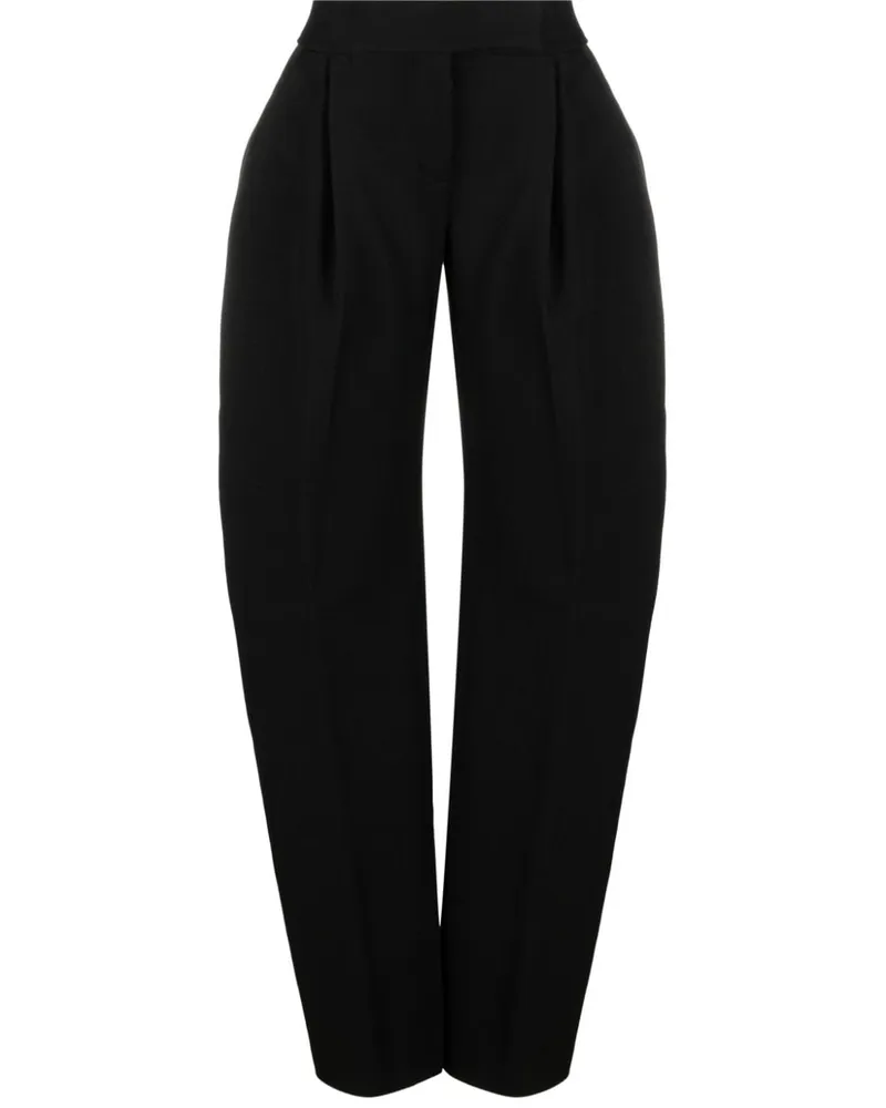 ATTICO Hose mit weitem Bein - Schwarz Schwarz