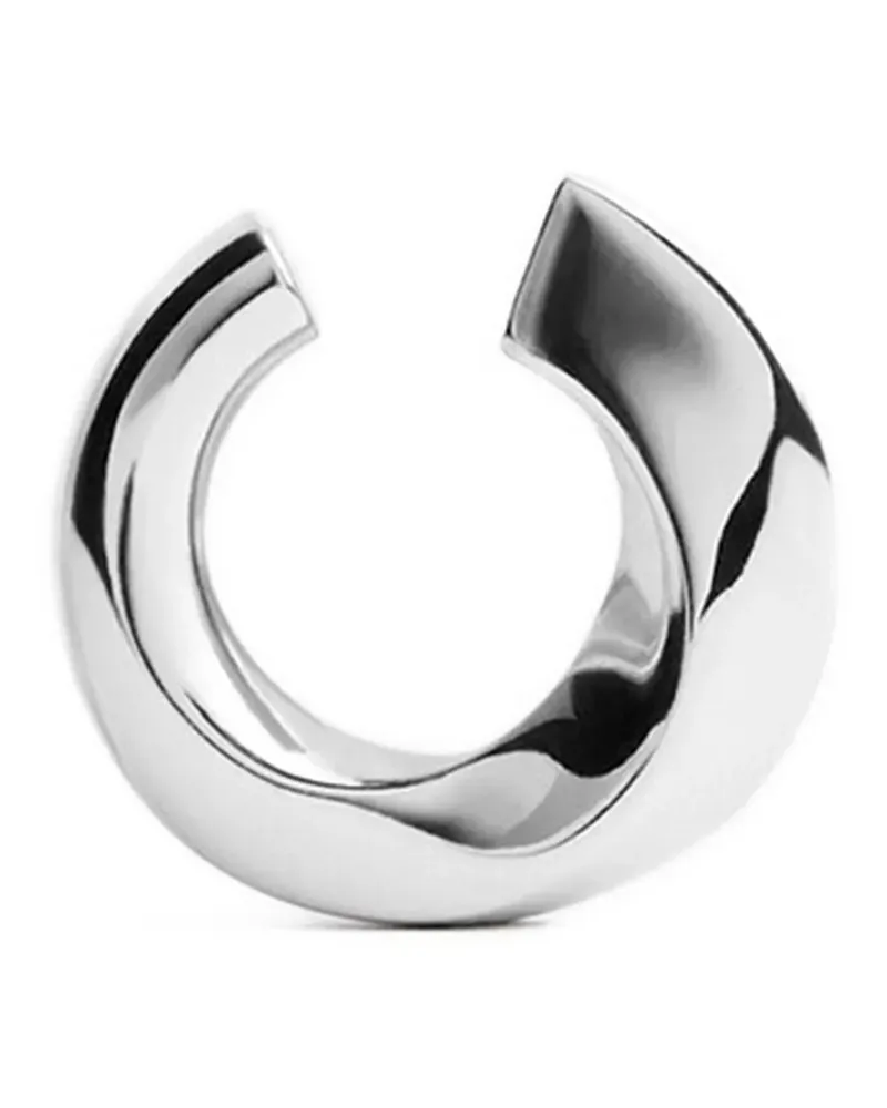 Jacquemus Abgerundeter Ear Cuff - Silber Silber