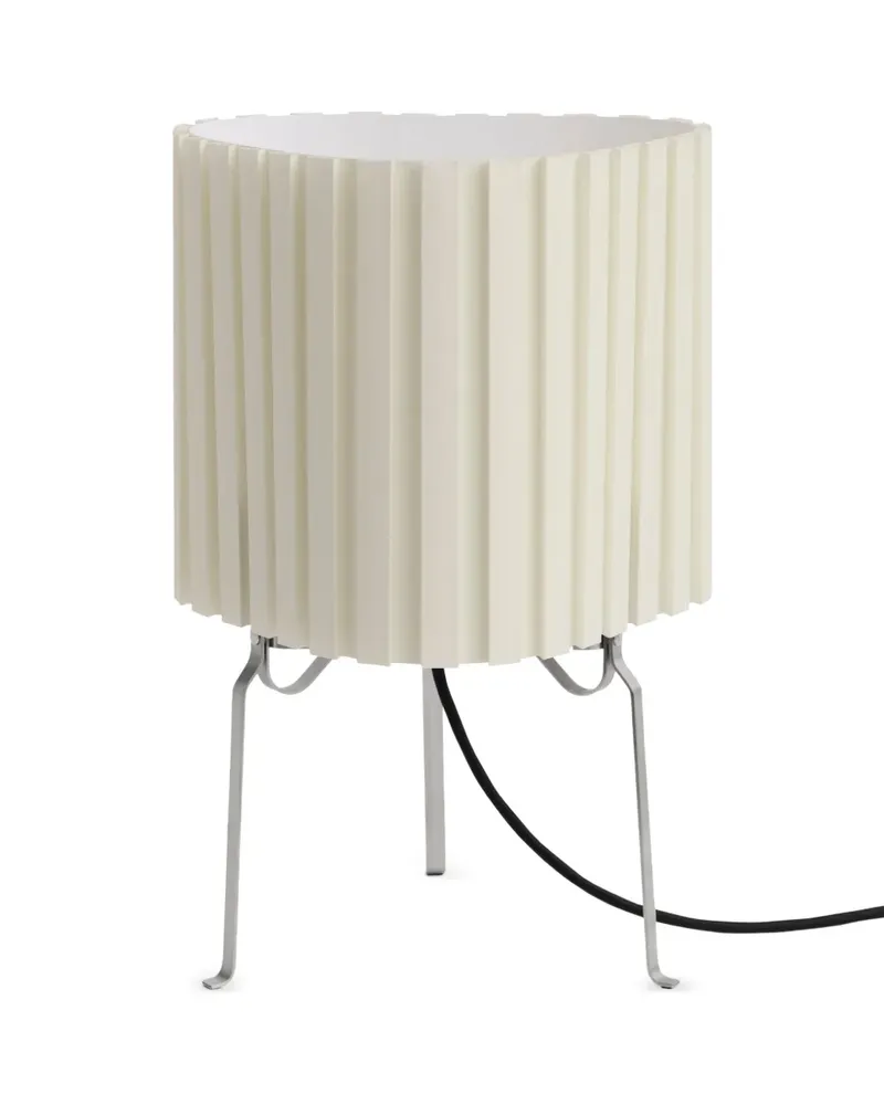 Hay Canelé Dreibeinlampe mit Falten - Weiß Weiß