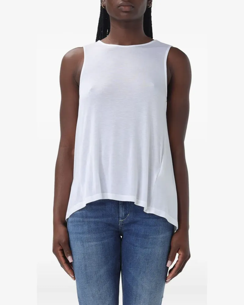 Dondup Trägershirt mit Rundhalsausschnitt - Weiß Weiß