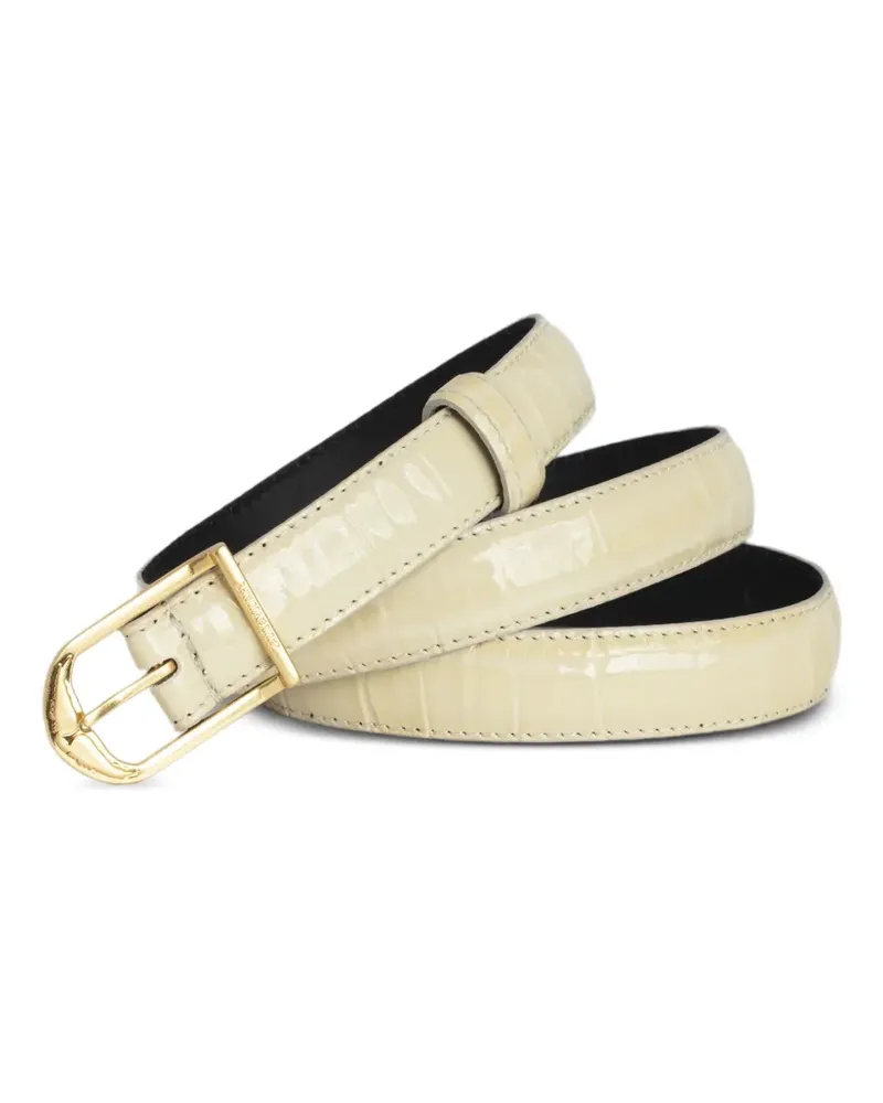 Zadig & Voltaire Gürtel mit Kroko-Prägung - Nude Nude