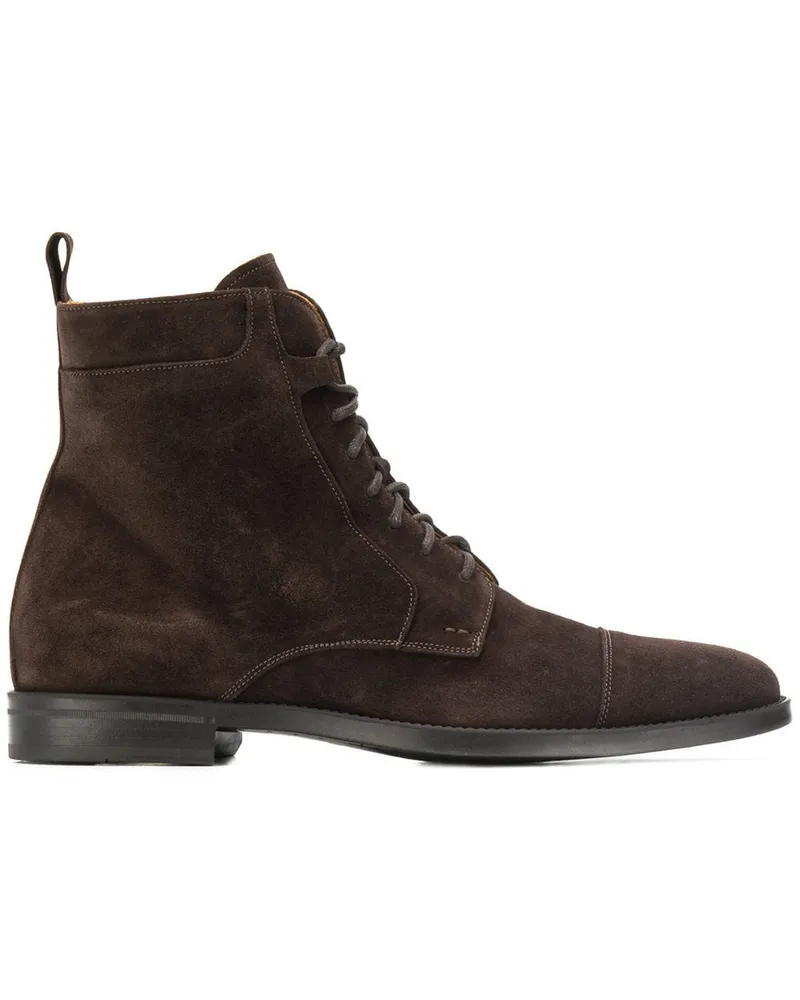 Scarosso Stiefel mit Schnürung - Braun Braun