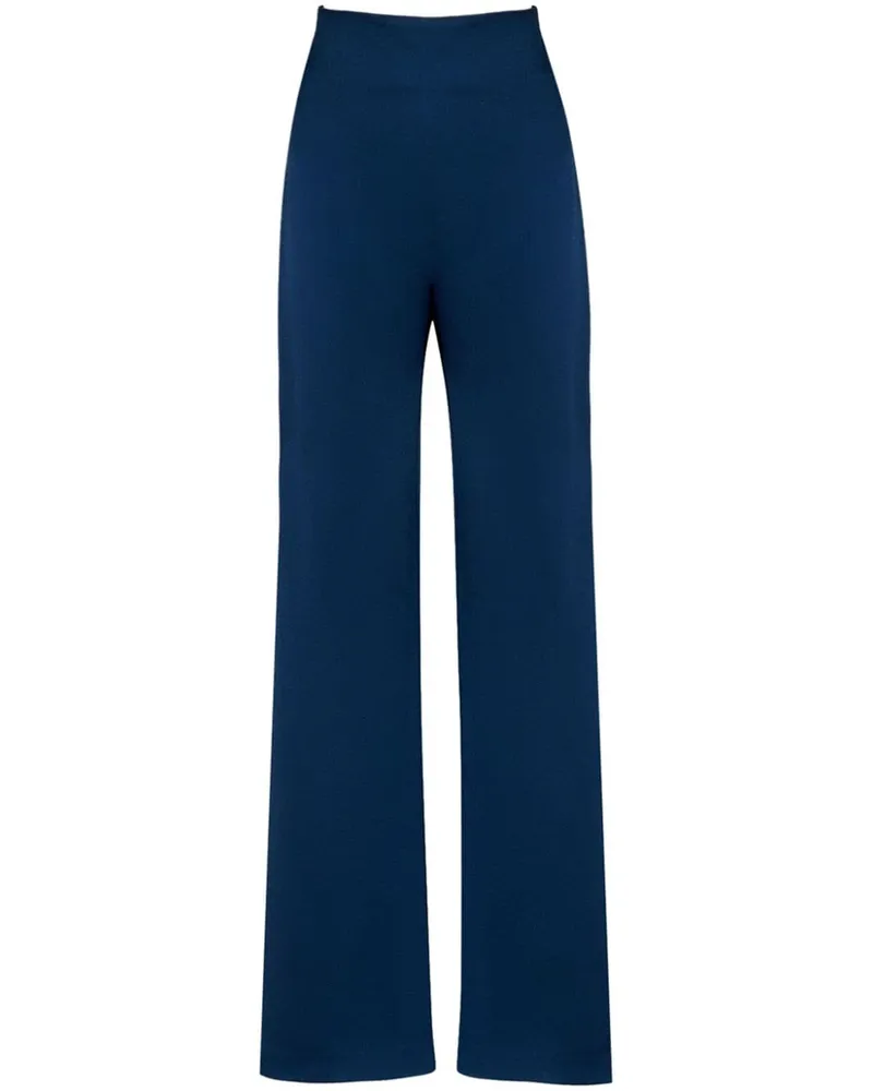 Silvia Tcherassi Palermo Taillenhose mit weitem Bein - Blau Blau