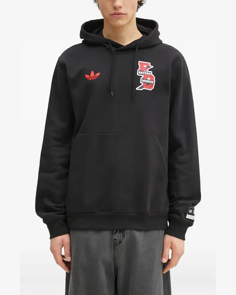 adidas FC Bayern VRCT Hoodie - Schwarz Schwarz