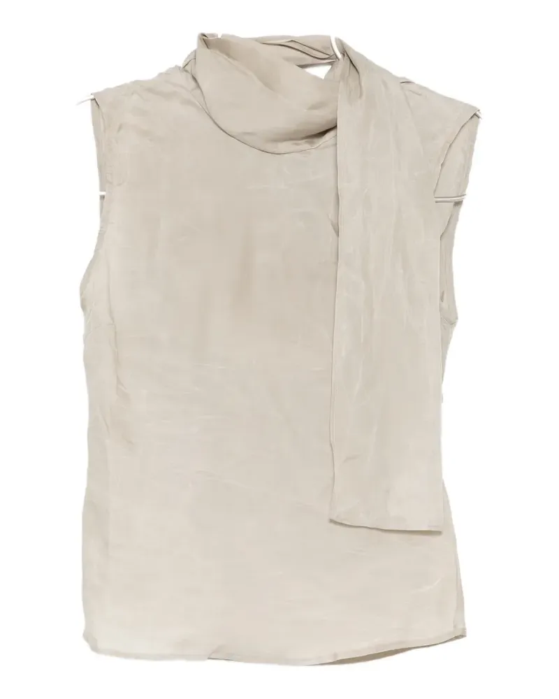 Our Legacy cowl-neck sleeveless top - Grau Grau