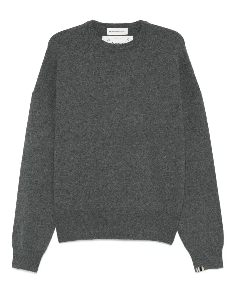 extreme cashmere Gerippter Pullover - Grau Grau