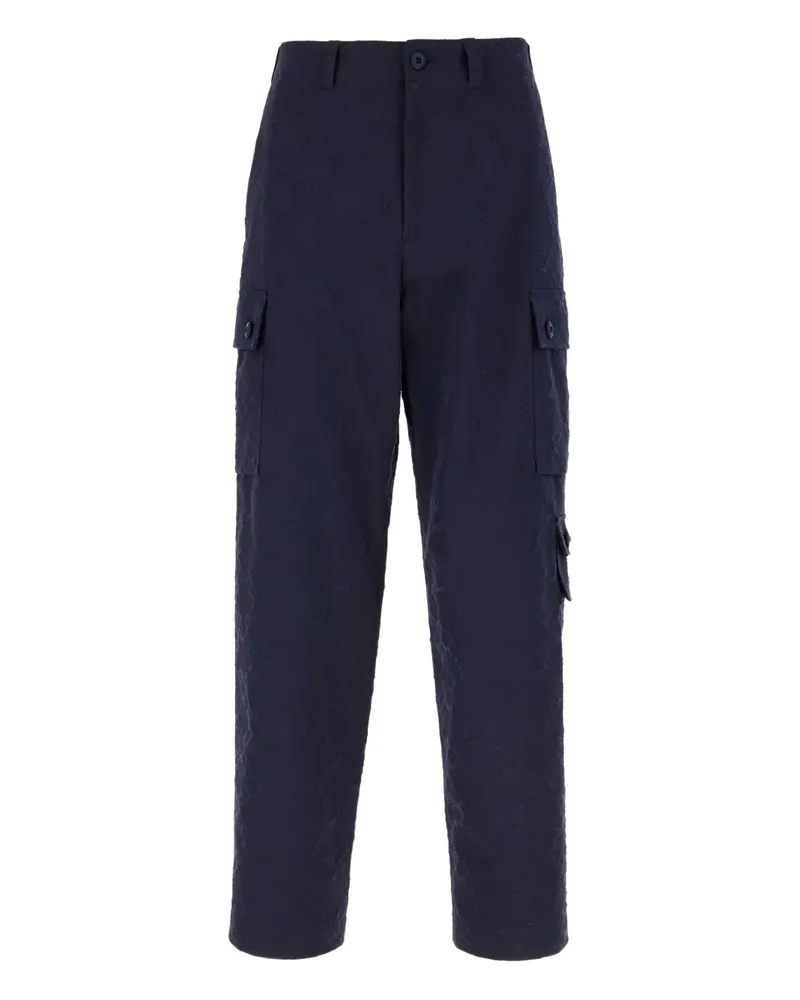 Givenchy Cargohose mit Monogramm - Blau Blau