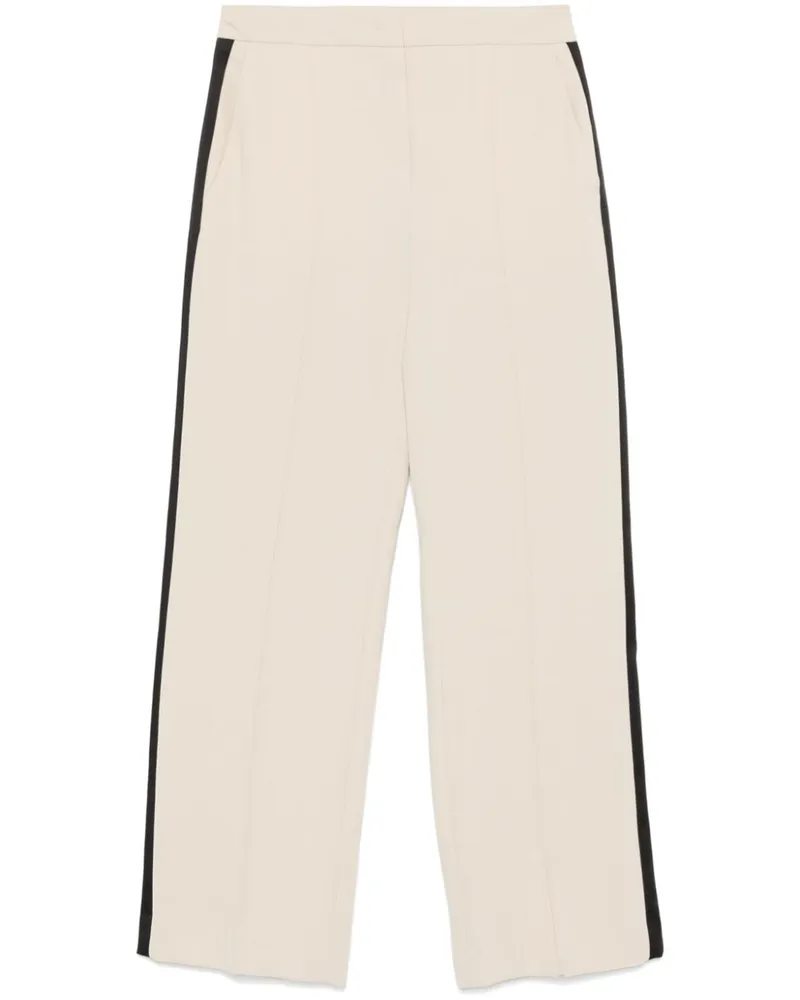 Karl Lagerfeld Hose in Colour-Block-Optik - Nude Nude