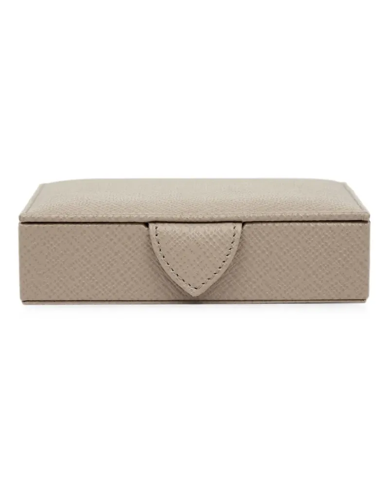 Smythson Schmuckkästchen aus Leder - Nude Nude