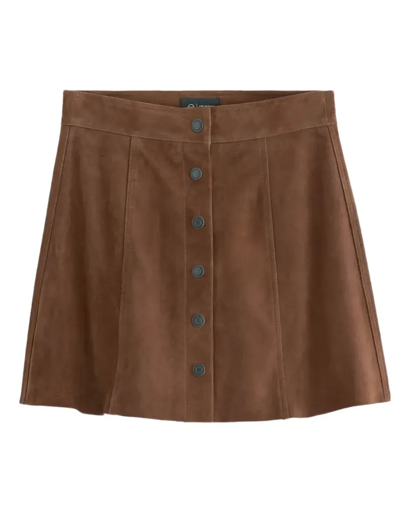 Adriano Goldschmied A-Linien-Rock mit Knopfverschluss - Braun Braun