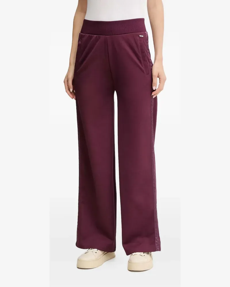 HUGO BOSS ribbed-waistband track pants - Violett Violett
