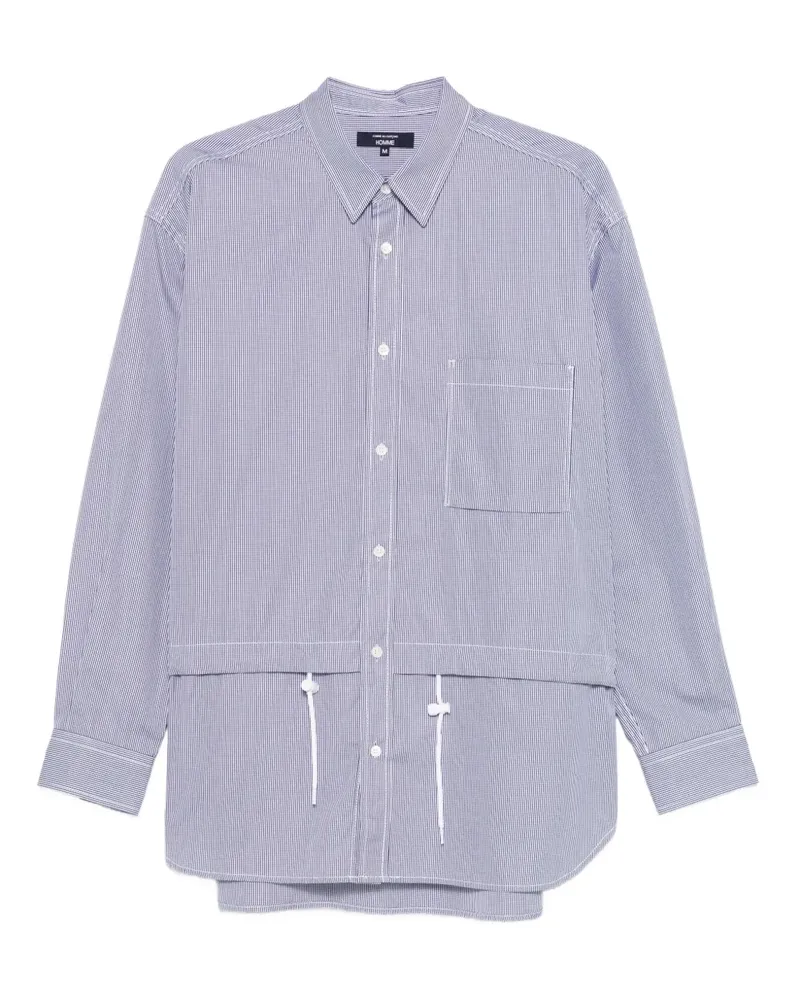 Comme des Garçons long-sleeve cotton shirt - Blau Blau