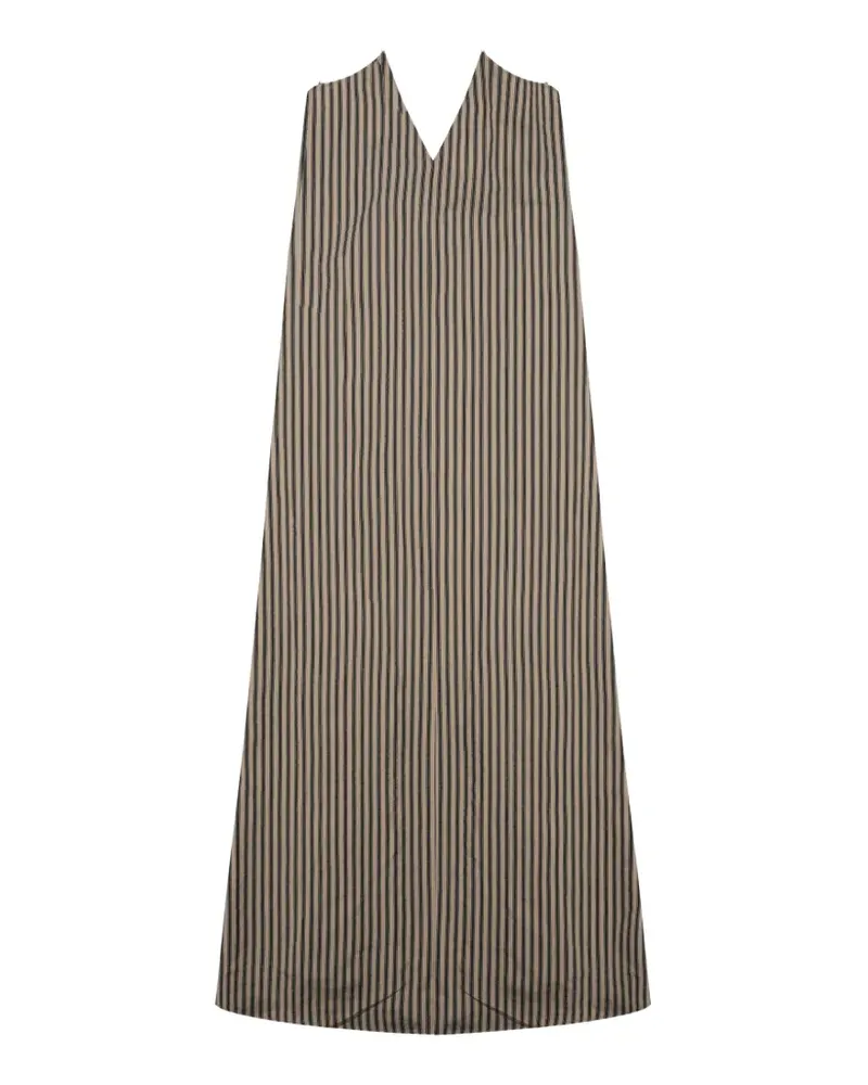 ALYSI striped midi dress - Nude Nude