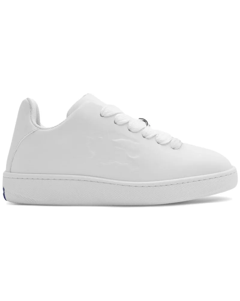 Burberry Box Sneakers aus Leder Weiß