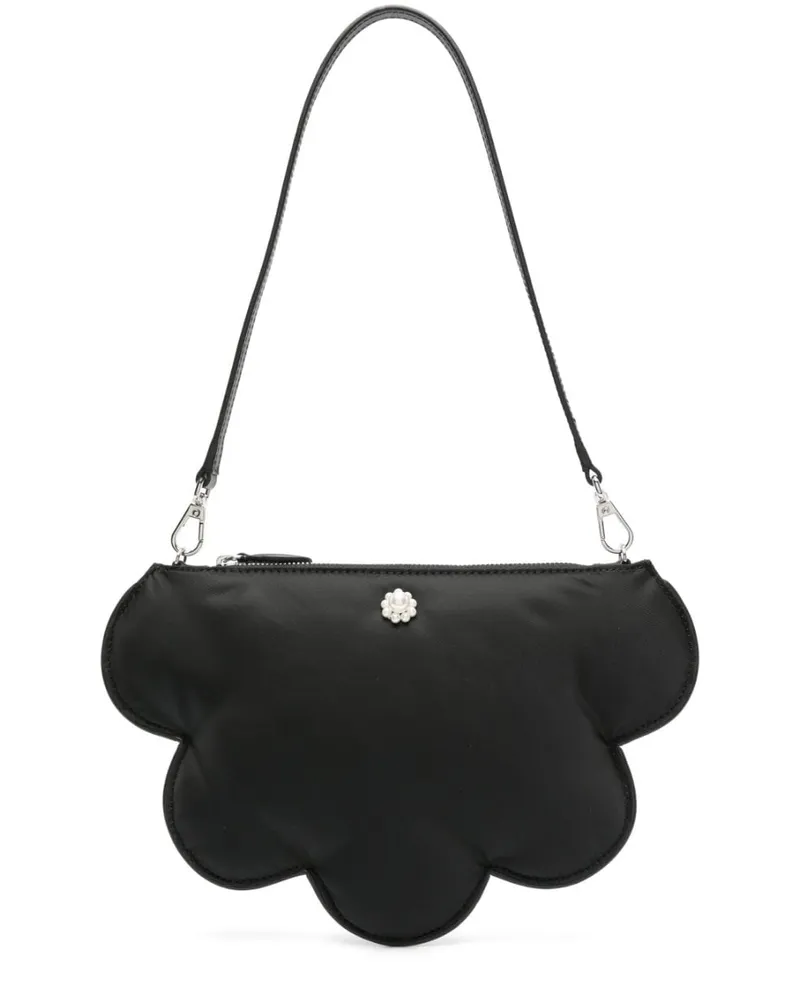 Simone Rocha Daisy Schultertasche Schwarz