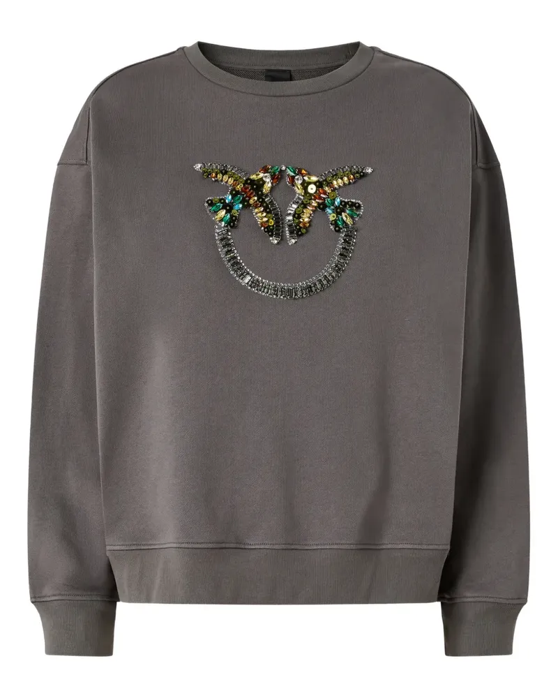 Pinko Verziertes Sweatshirt - Grau Grau