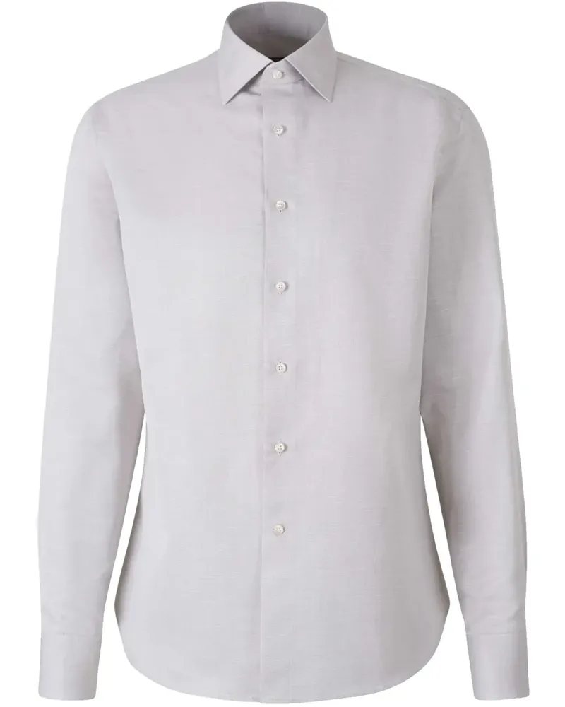 Canali Klassisches Hemd - Nude Nude