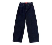 Jeans mit Gürtelschlaufen - Blau