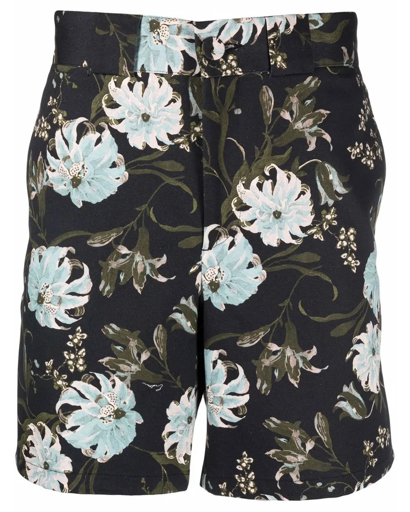 Erdem Shorts mit Print - Schwarz Schwarz