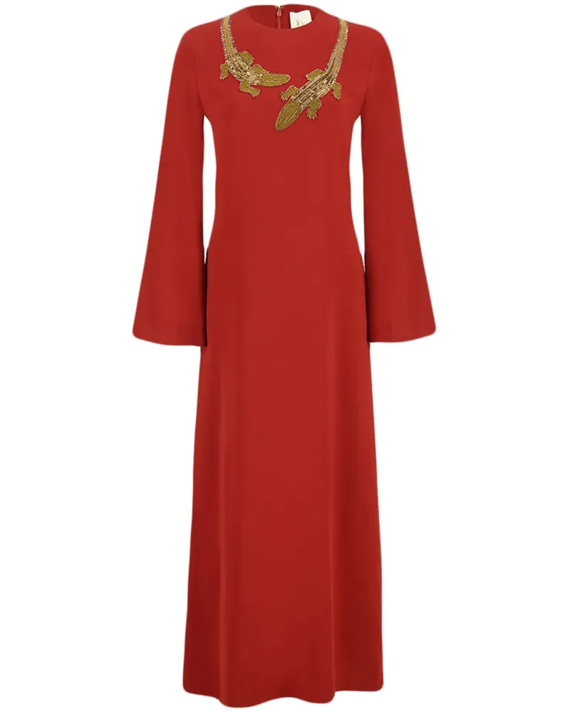 PAULA Enoki Maxikleid - Rot Rot