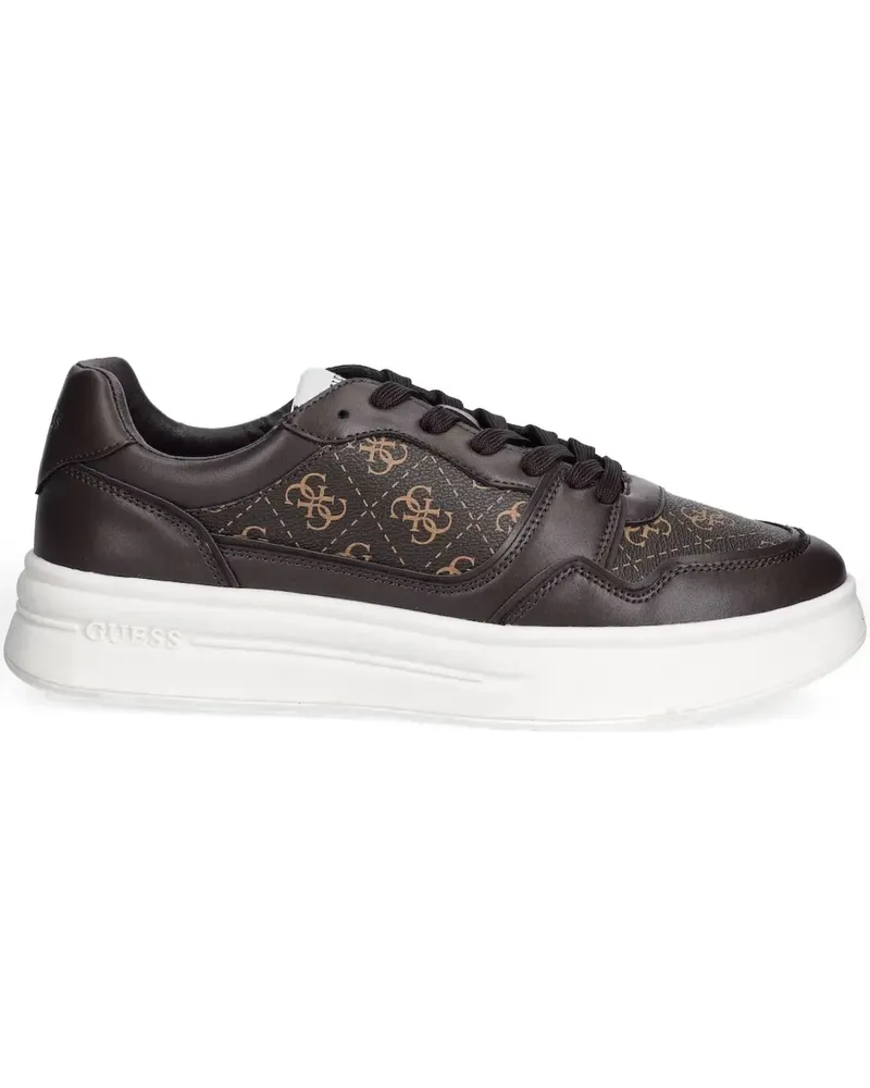 Guess Sneakers mit Monogramm - Braun Braun