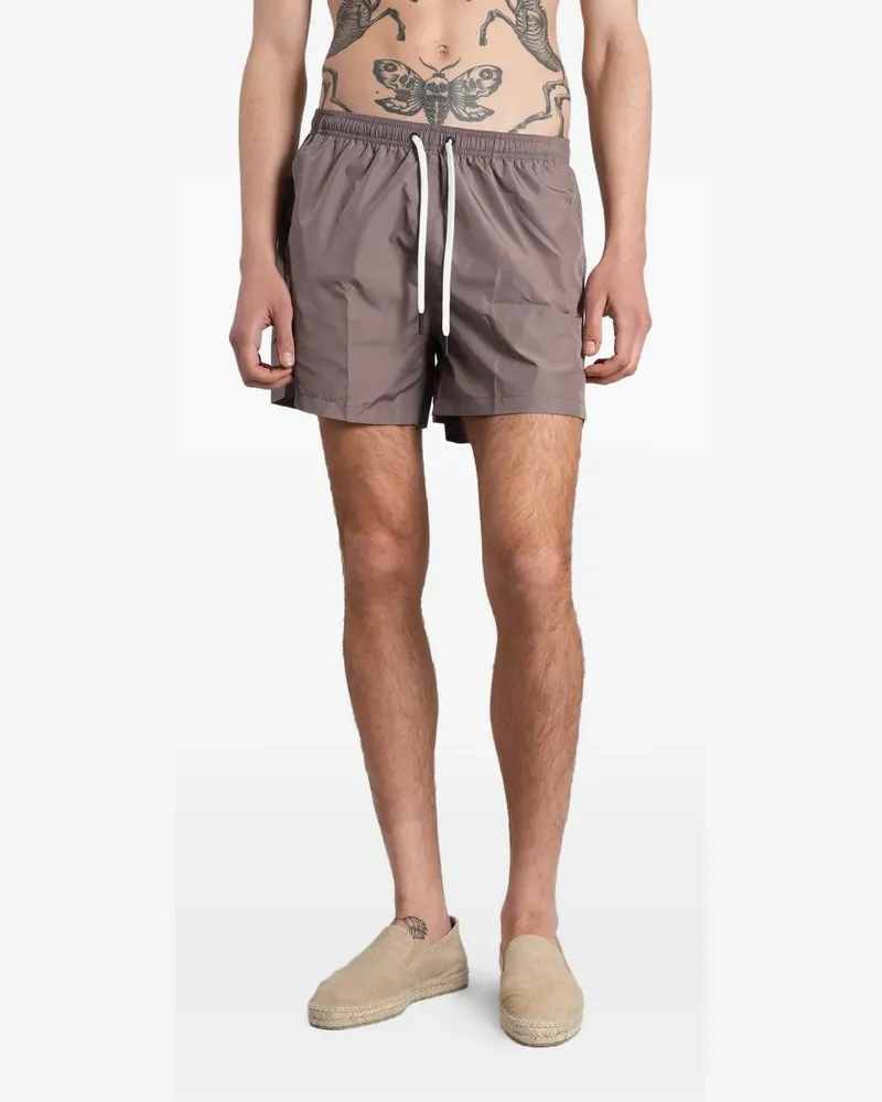 Tagliatore Badeshorts mit Kordelzug - Braun Braun