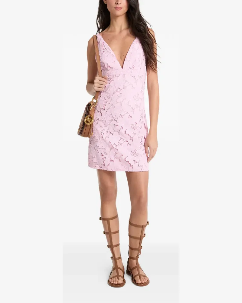 Michael Kors floral-lace dress - Rosa Rosa