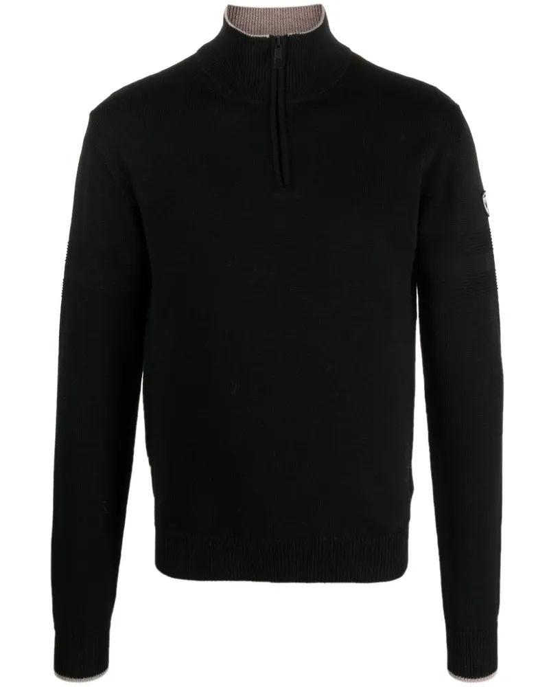 Rossignol Pullover mit Reißverschluss - Schwarz Schwarz