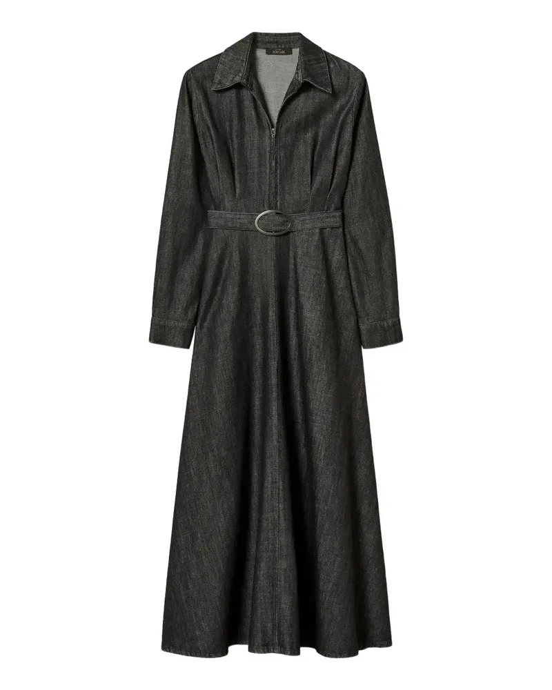 Twin-Set Langes Jeanskleid - Schwarz Schwarz