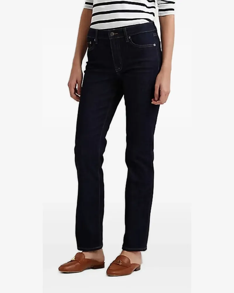 Ralph Lauren Jeans mit Knopfverschluss - Blau Blau