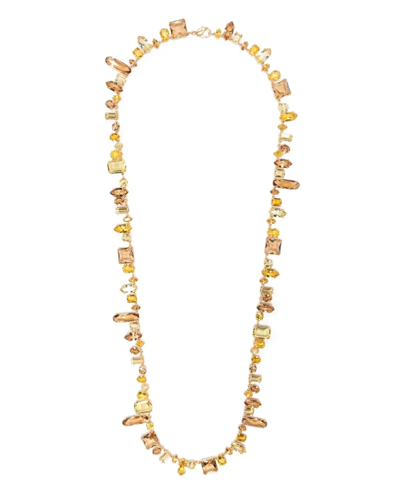 Swarovski Halskette mit Kristallen - Gold Gold