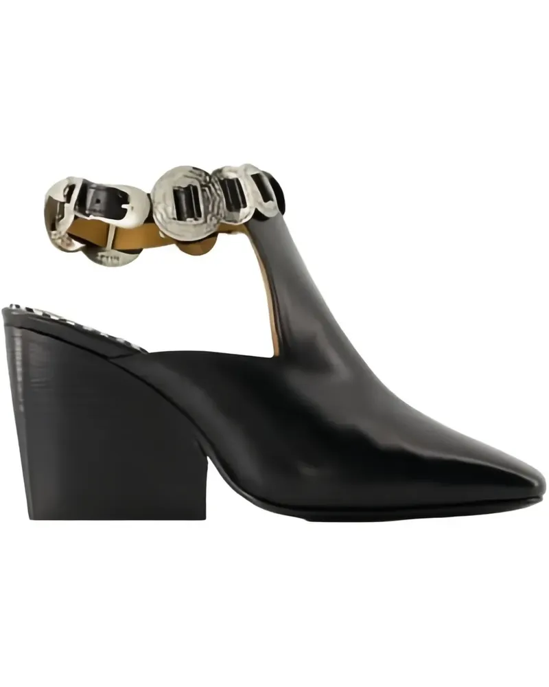 Toga Pumps mit Blockabsatz - Schwarz Schwarz