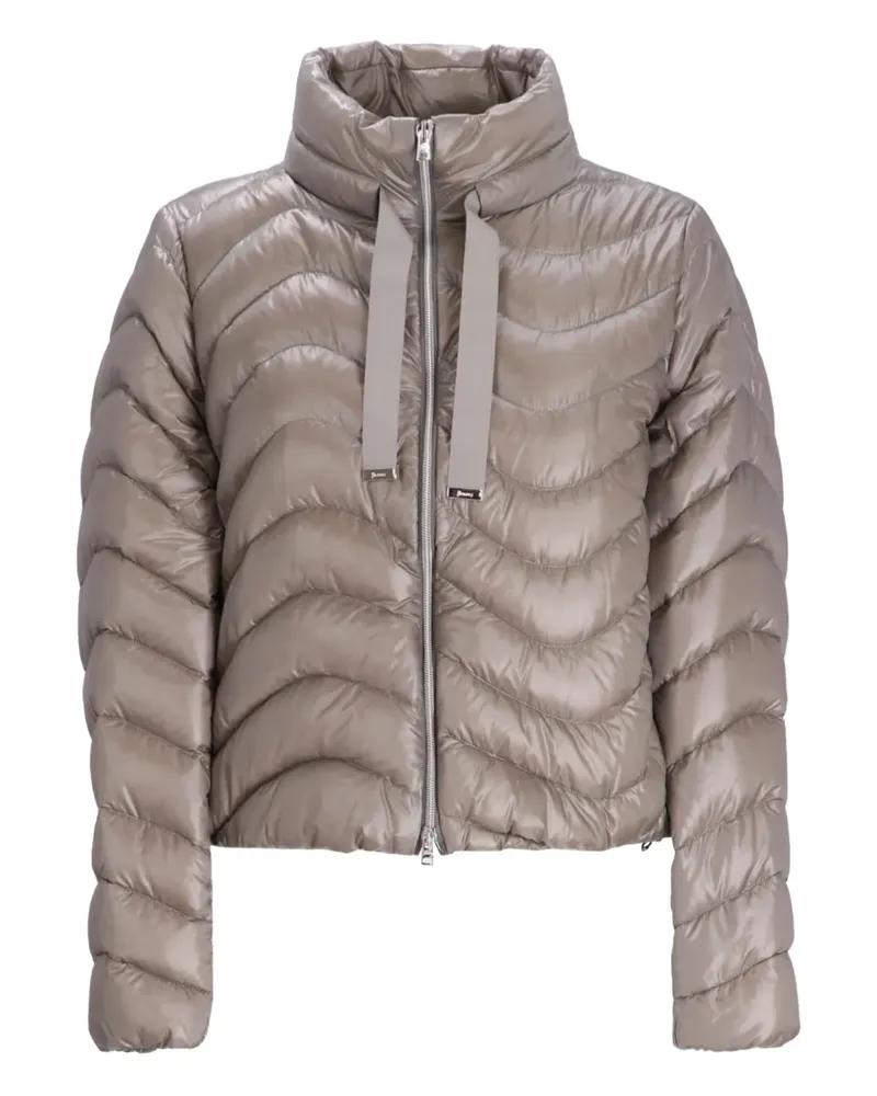 Herno Gesteppte Jacke mit Stehkragen - Grau Grau